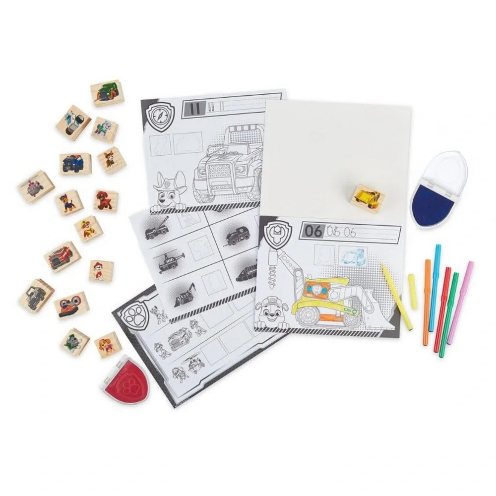 New Melissa & Doug Paw Patrol 25 piece Stamp Set